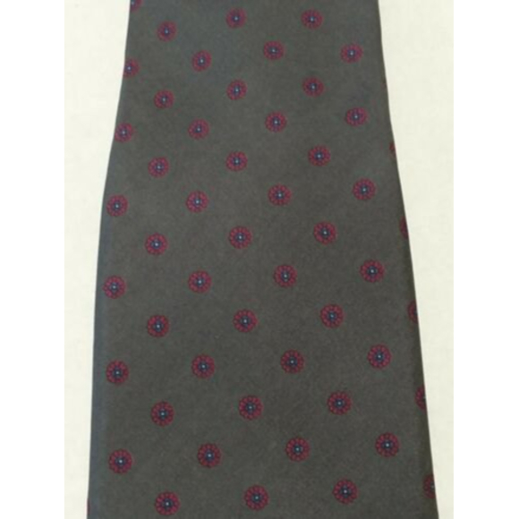 Vintage Lazarus Bert Pulitzer Silk Foulard Tie Hand Painted Floral Flowers Retro - Picture 2 of 4